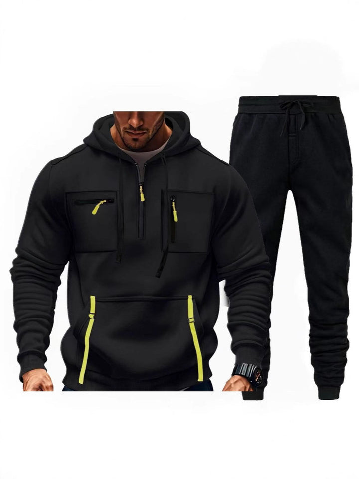 Men's multifunctional hoodie and jogging pants combination Lisslune