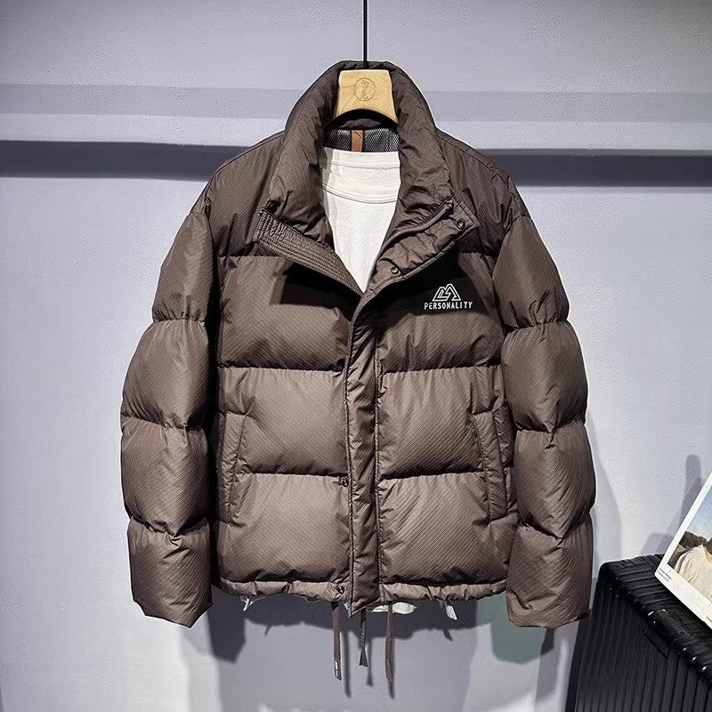Men's Padded Winter Jacket with Practical Hood Design Lisslune
