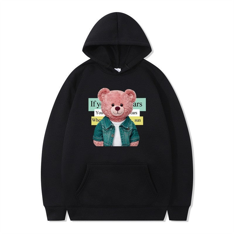Women Hoodie with cute bear motif Lisslune
