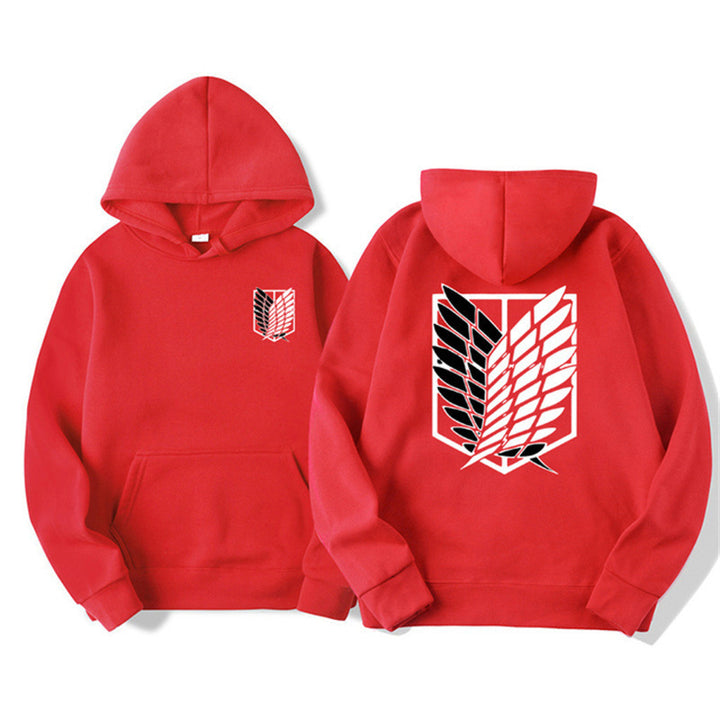 Women's Hooded Sweatshirt with Classic Anime Design Lisslune