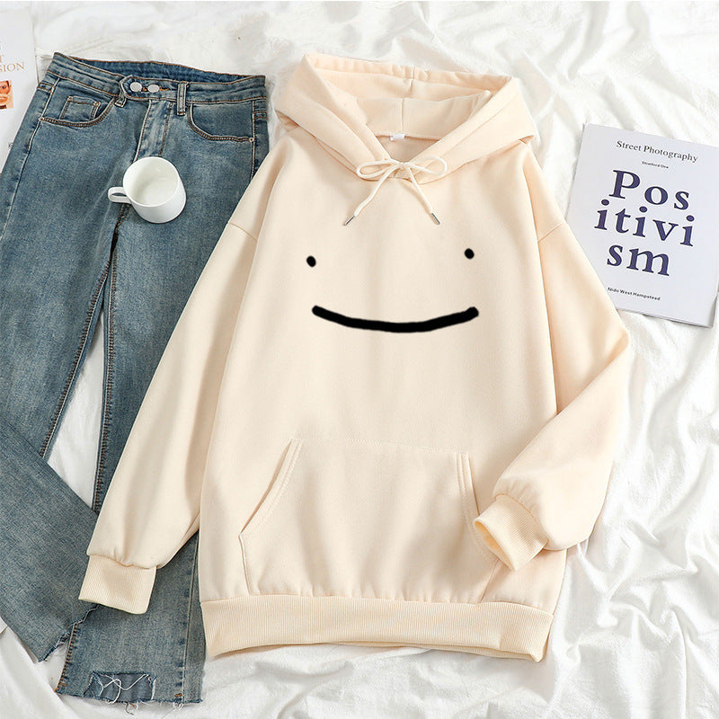 Women's hoodie with casual smiley design Lisslune