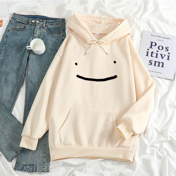 Women's hoodie with casual smiley design Lisslune