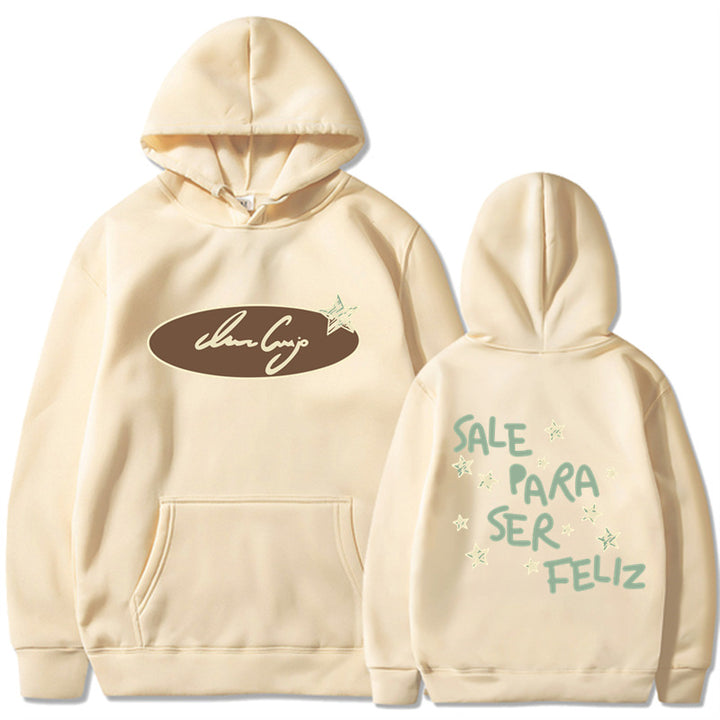 Women's hoodie sweatshirt with creative lettering and eye-catching design Lisslune