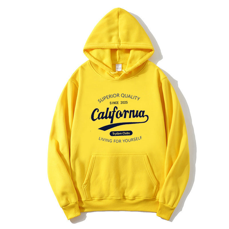 Women's casual hoodie with creative lettering Lisslune