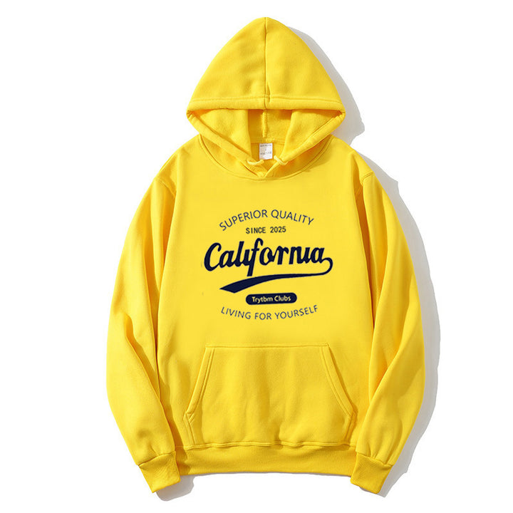 Women's casual hoodie with creative lettering Lisslune