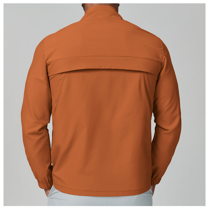 Men's Lightweight Sports Jacket with High Collar and Elastic Cuffs Lisslune