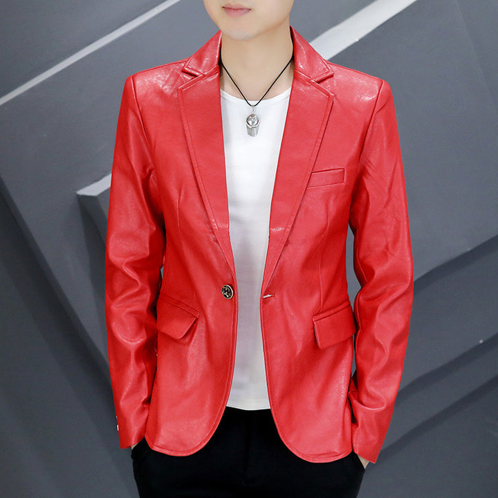 Men's Elegant Slim-Fit Blazer with Modern Accents Lisslune