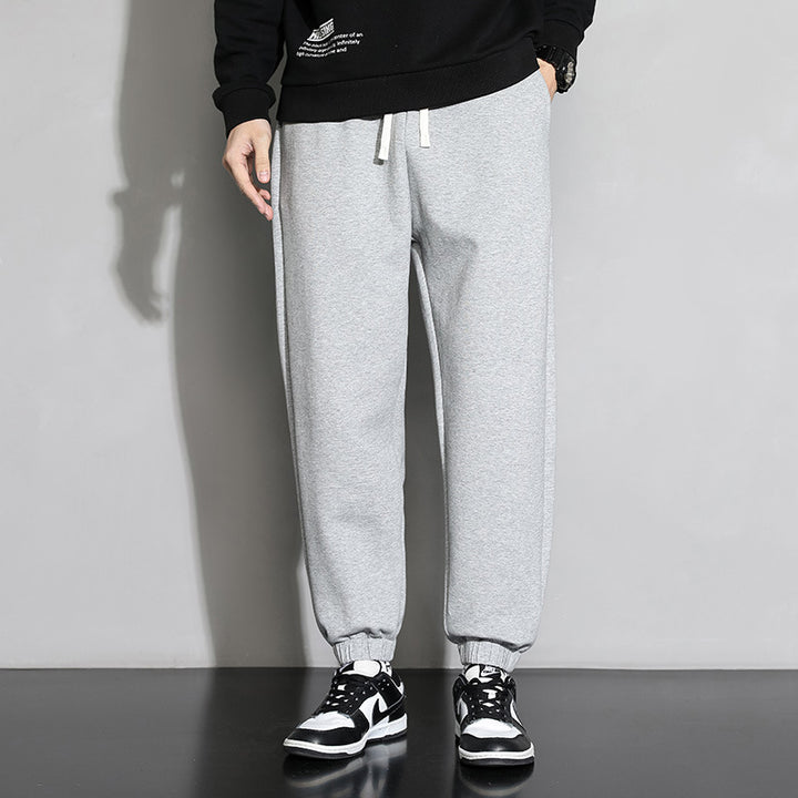 Men's casual sweatpants with elastic waistband and side pockets Lisslune