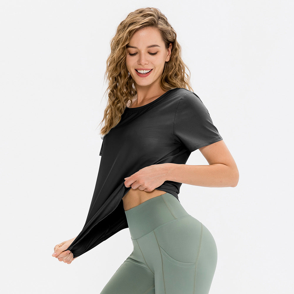 Women casual longline T-shirt and high wearing comfort Lisslune