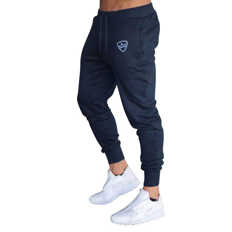 Men's sporty jogging pants with elastic waistband and stylish cut Lisslune