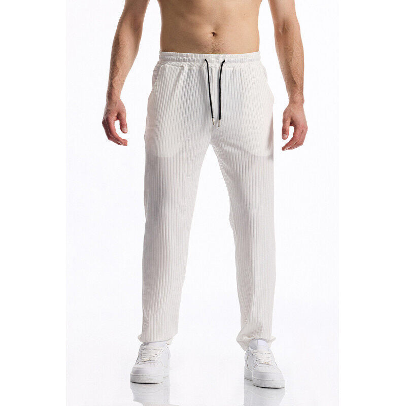 Men's casual jogging pants with elastic waistband and practical pockets Lisslune