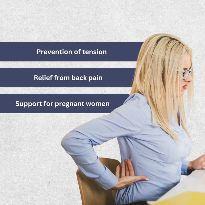 Lisslune | Orthopedic Pressure Relief Pillow | Contoured Design for Back and Neck Support at Home or Travel