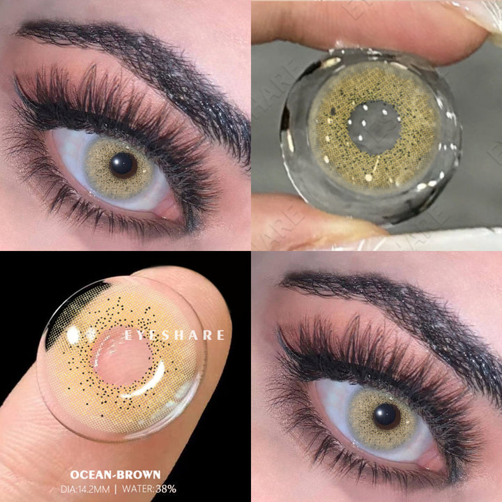 Rynx Ocean Brown 14.2mm 1 Pair | 1 Year