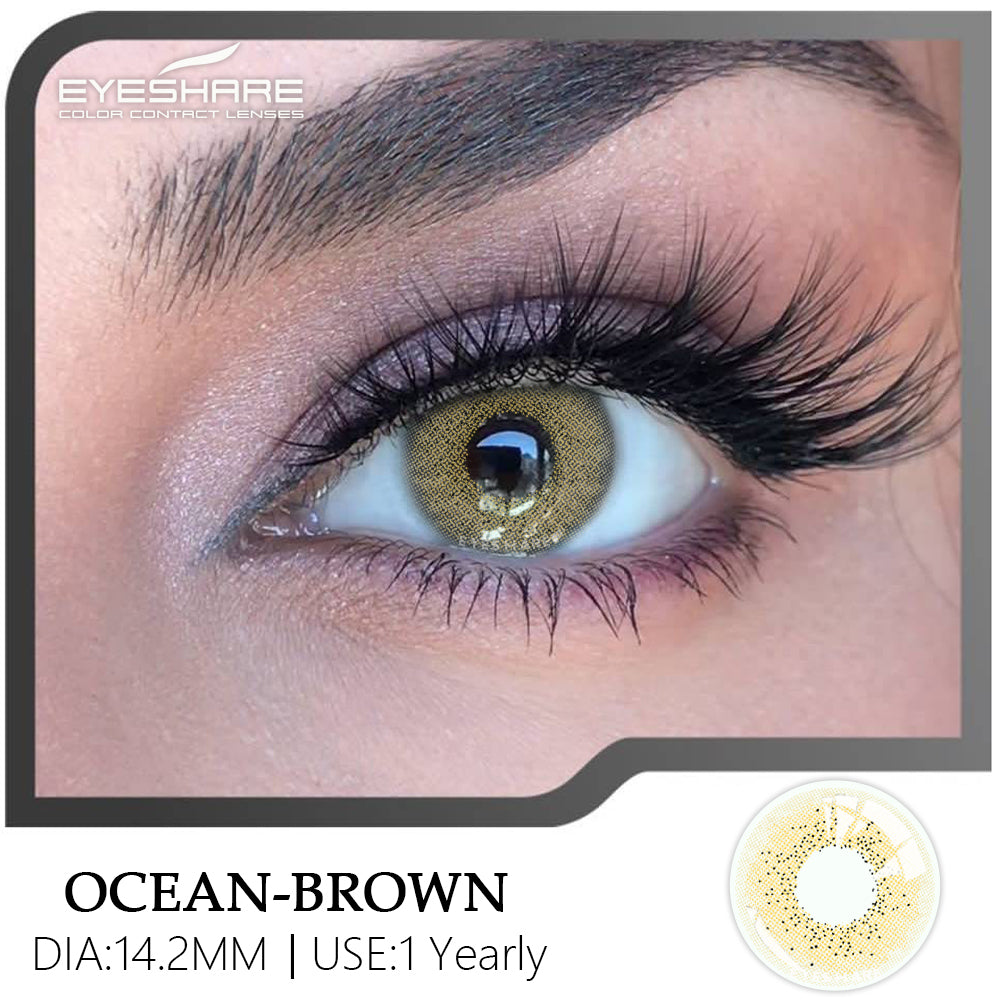 Rynx Ocean Brown 14.2mm 1 Pair | 1 Year