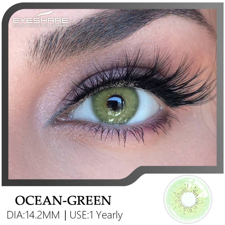 Rynx Ocean Green 14.2mm 1 Pair | 1 Year
