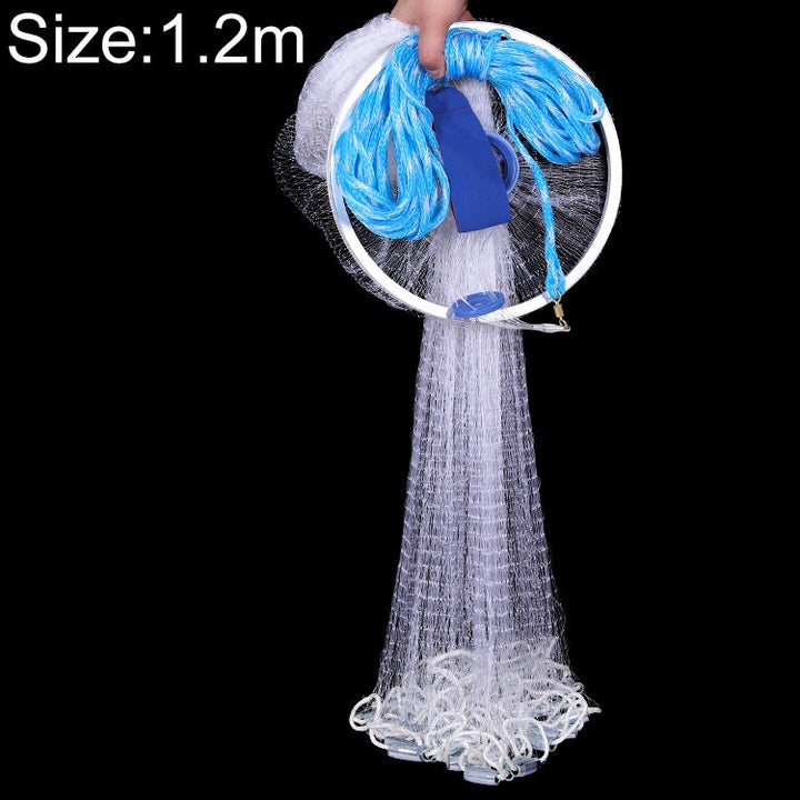Lisslune | American Easy Throw Cast Net Fishing Mesh Fishing Tackle