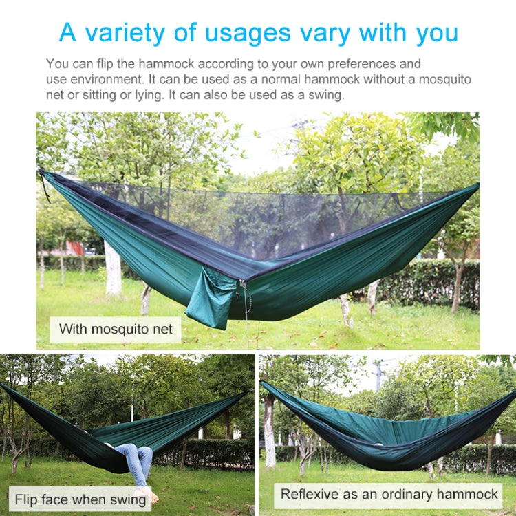 Lisslune | Portable Outdoor Hammock with Mosquito Nets (Army Green)