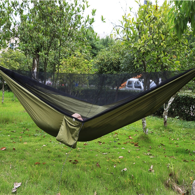 Lisslune | Portable Outdoor Hammock with Mosquito Nets (Army Green)
