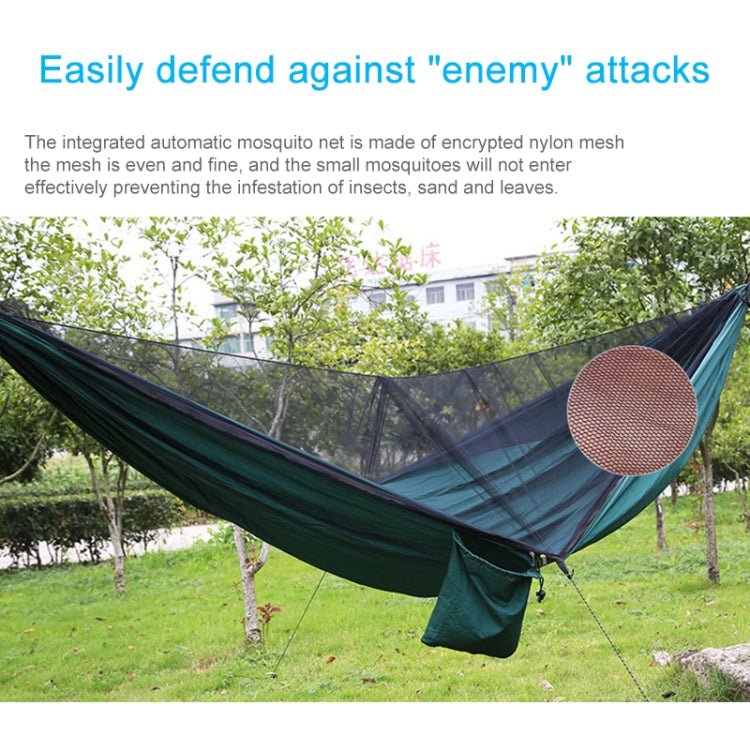 Lisslune | Portable Outdoor Hammock with Mosquito Nets (Army Green)