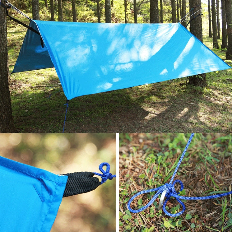 Lisslune | Multifunctional Outdoor Waterproof Sunscreen Beach Canopy Tent Sun Protection Pergola (Blue)
