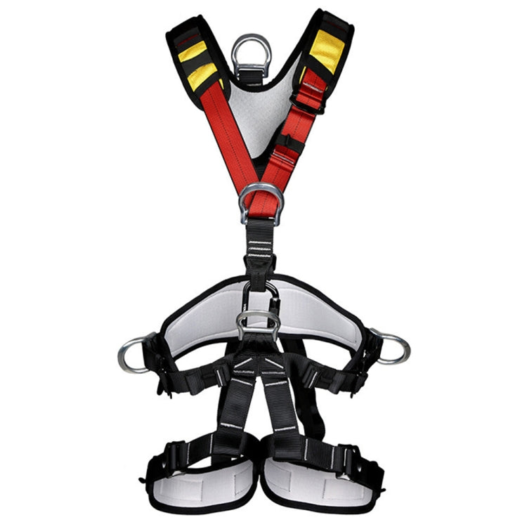 Lisslune | XINDA XDA9516 Outdoor Climbing Polyester High-Strength Rope Adjustable Descender Full-Body Safety Harness