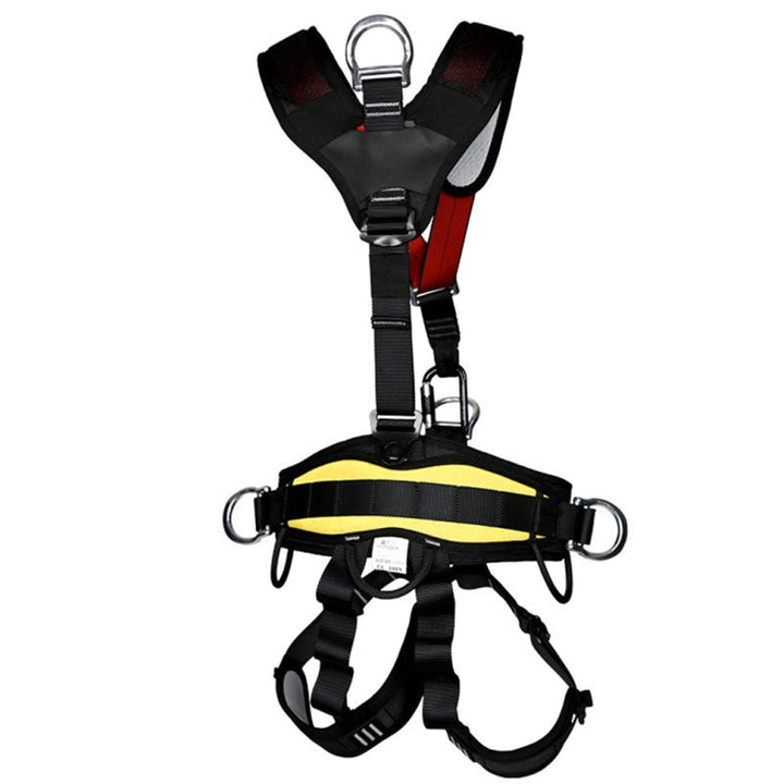 Lisslune | XINDA XDA9516 Outdoor Climbing Polyester High-Strength Rope Adjustable Descender Full-Body Safety Harness