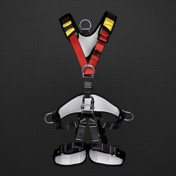 Lisslune | XINDA XDA9516 Outdoor Climbing Polyester High-Strength Rope Adjustable Descender Full-Body Safety Harness