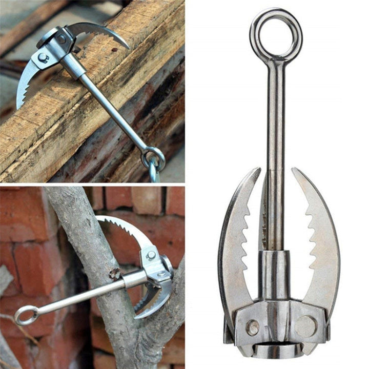 Lisslune | KS042 Outdoor Sporting Wilderness Survival Carabiner Grappling Folding Three Paws Hook Ice Rock Mountain Climbing Tool