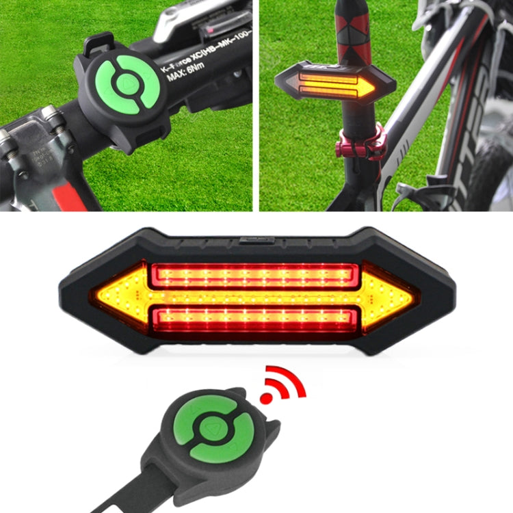 Lisslune | Bicycle Rear Light Intelligent Wireless Remote Control Flashing Light Warning Light