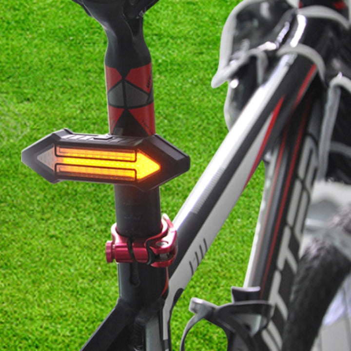Lisslune | Bicycle Rear Light Intelligent Wireless Remote Control Flashing Light Warning Light