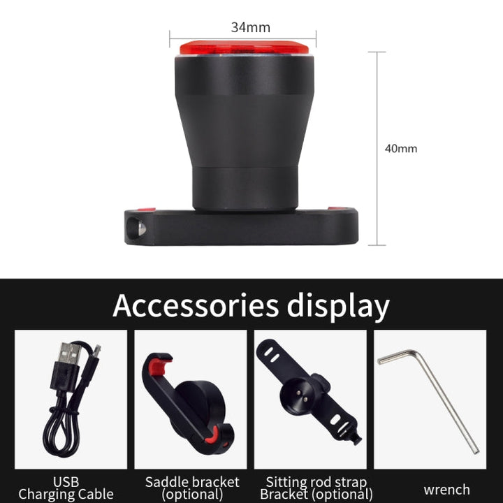 Lisslune | Antusi Q5 Bike Tail Light Automatic Brake Induction Lights