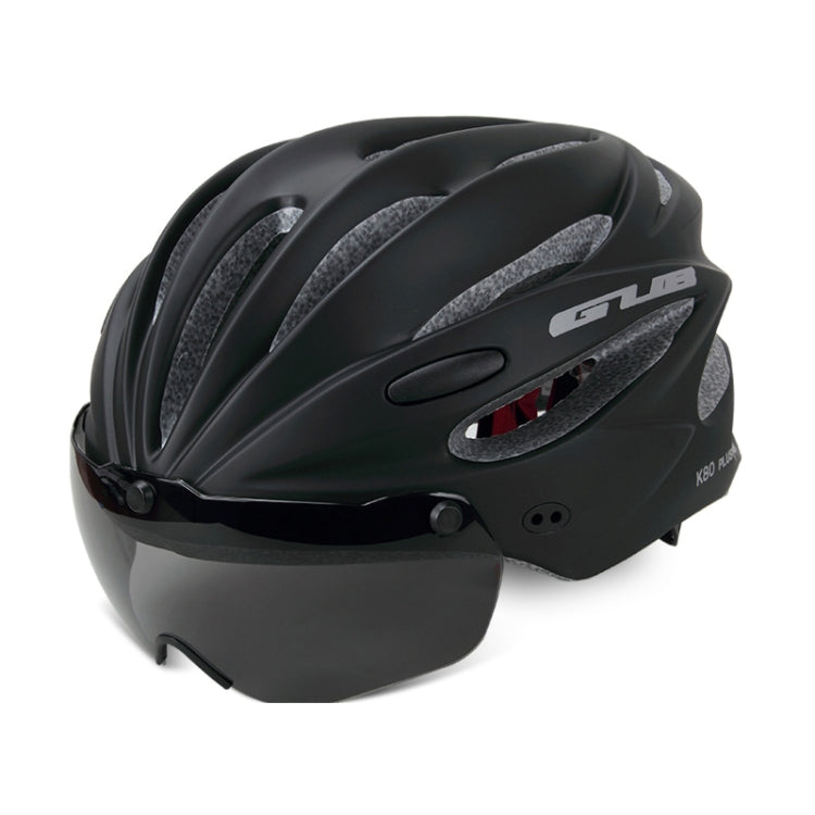 Lisslune | GUB K80 Plus Bicycle Helmet with Visor and Glasses (Black)