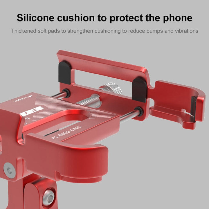 Lisslune | GUB P30 Aluminum Bicycle Phone Mount (Black)