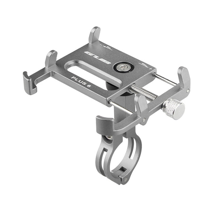 Lisslune | GUB Plus 6 Aluminum Alloy MTB Bicycle Phone Holder (Titanium Color)