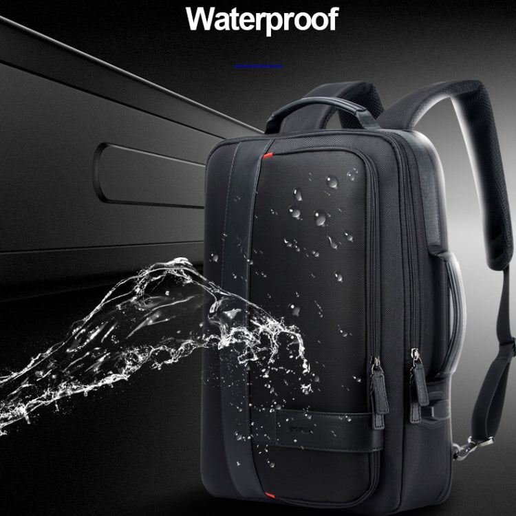 Lisslune | Bopai 751-006561 Large Capacity Business Casual Breathable Laptop Backpack with External USB Port, Size: 29 x 16 x 44 cm (Black)