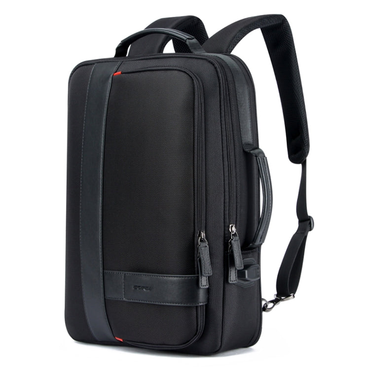 Lisslune | Bopai 751-006561 Large Capacity Business Casual Breathable Laptop Backpack with External USB Port, Size: 29 x 16 x 44 cm (Black)
