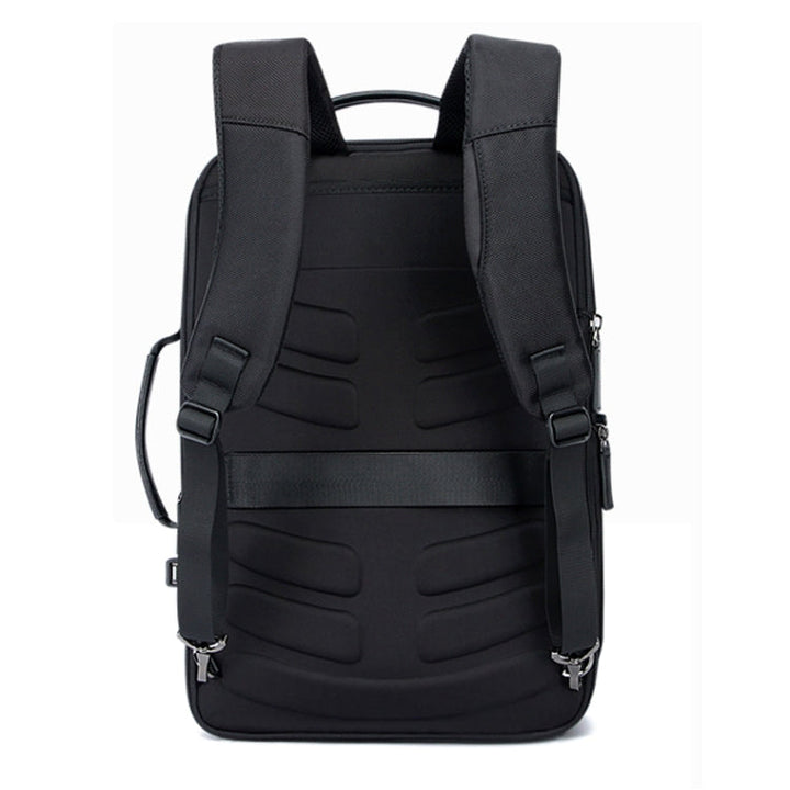 Lisslune | Bopai 751-006561 Large Capacity Business Casual Breathable Laptop Backpack with External USB Port, Size: 29 x 16 x 44 cm (Black)