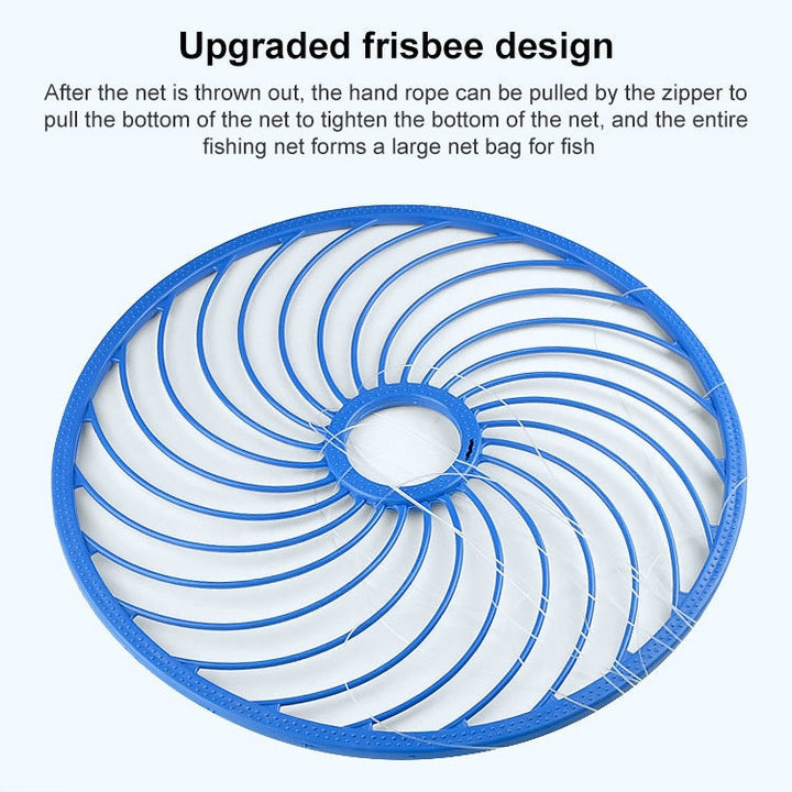 Lisslune | 360 Flying Disc Monofilament Fishing Net, Height: 1.8 m