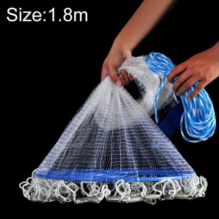 Lisslune | 360 Flying Disc Monofilament Fishing Net, Height: 1.8 m