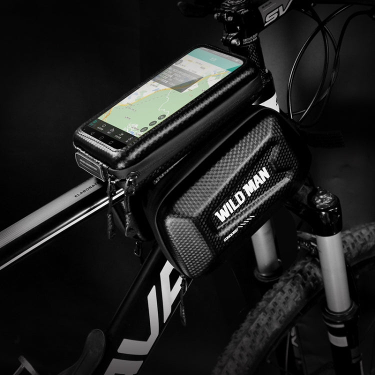 Lisslune | WILD MAN E6S Waterproof Front Bag Touchscreen MTB Bag Large Capacity Bicycle Tube Bag Riding Accessories