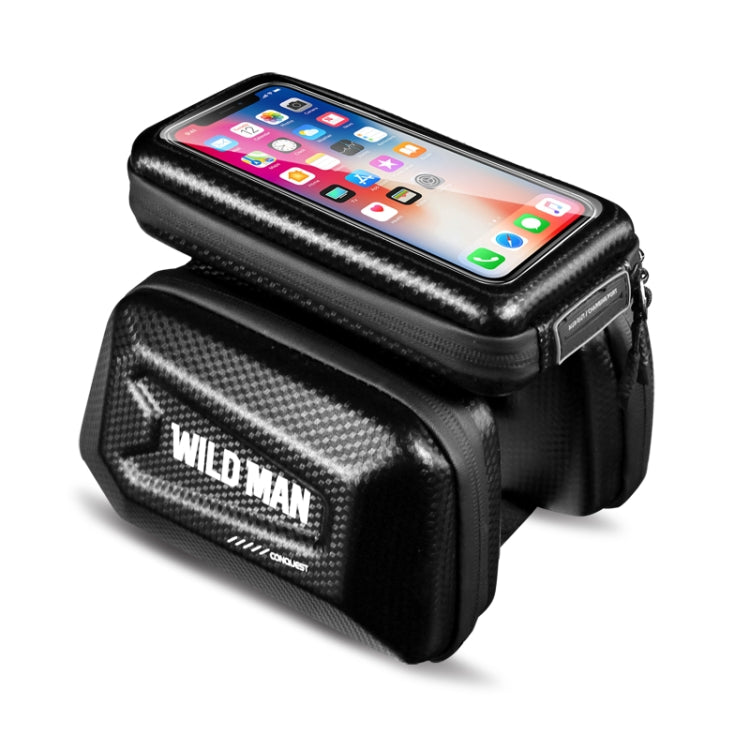 Lisslune | WILD MAN E6S Waterproof Front Bag Touchscreen MTB Bag Large Capacity Bicycle Tube Bag Riding Accessories