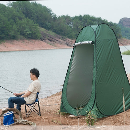 Lisslune | Clothing Change Tent with Window, Single, Size: 190x120x120cm (Orange)