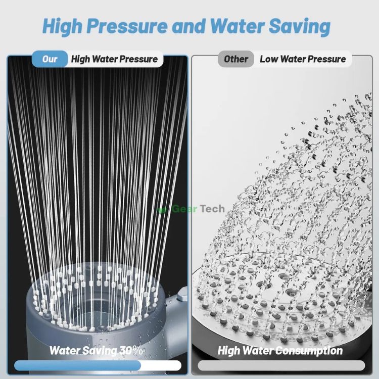 Lisslune | Enhanced Power Shower Head – Designed for Consistent High Pressure