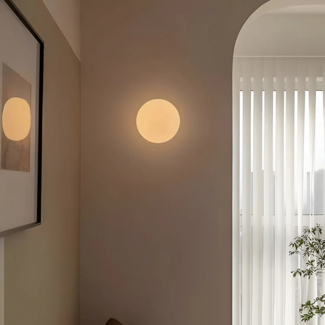 Lisslune | Modern Glass Wall Light for Elegant Ambient Lighting