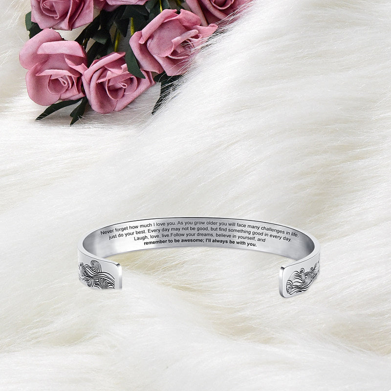 Lisslune | For my granddaughter, I will always be with you bracelet