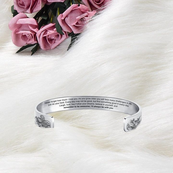 Lisslune | For my granddaughter, I will always be with you bracelet