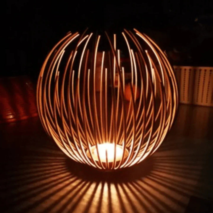 Lisslune | Candlenest braided basket candle holder