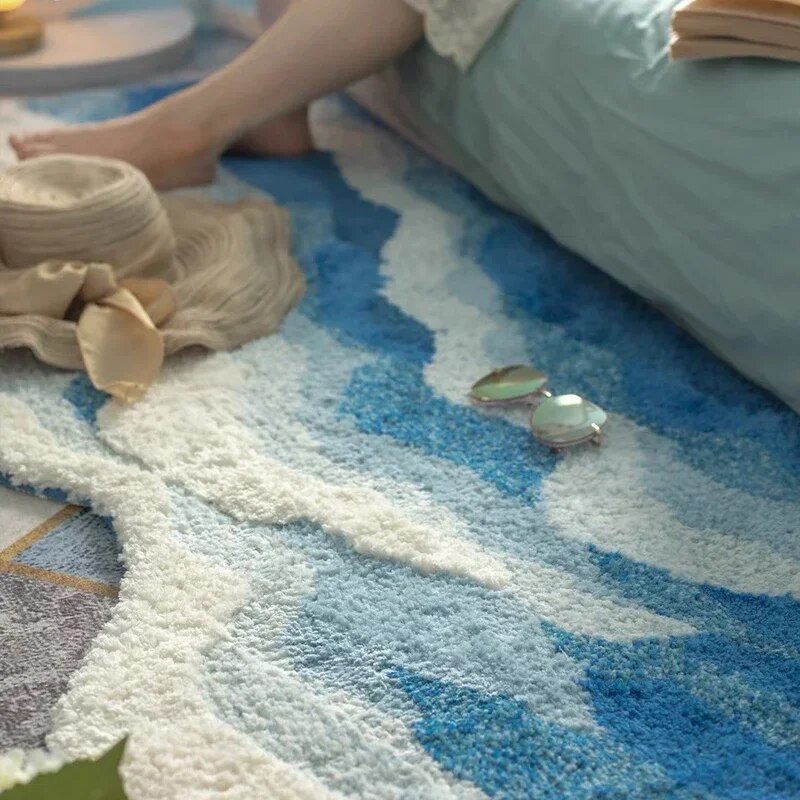 Lisslune | Ocean Wave Rug