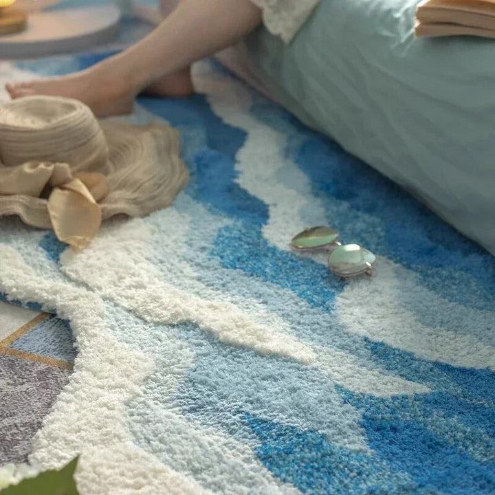 Lisslune | Ocean Wave Rug