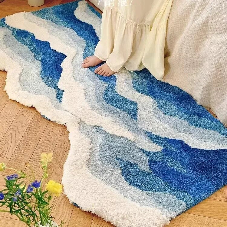 Lisslune | Ocean Wave Rug